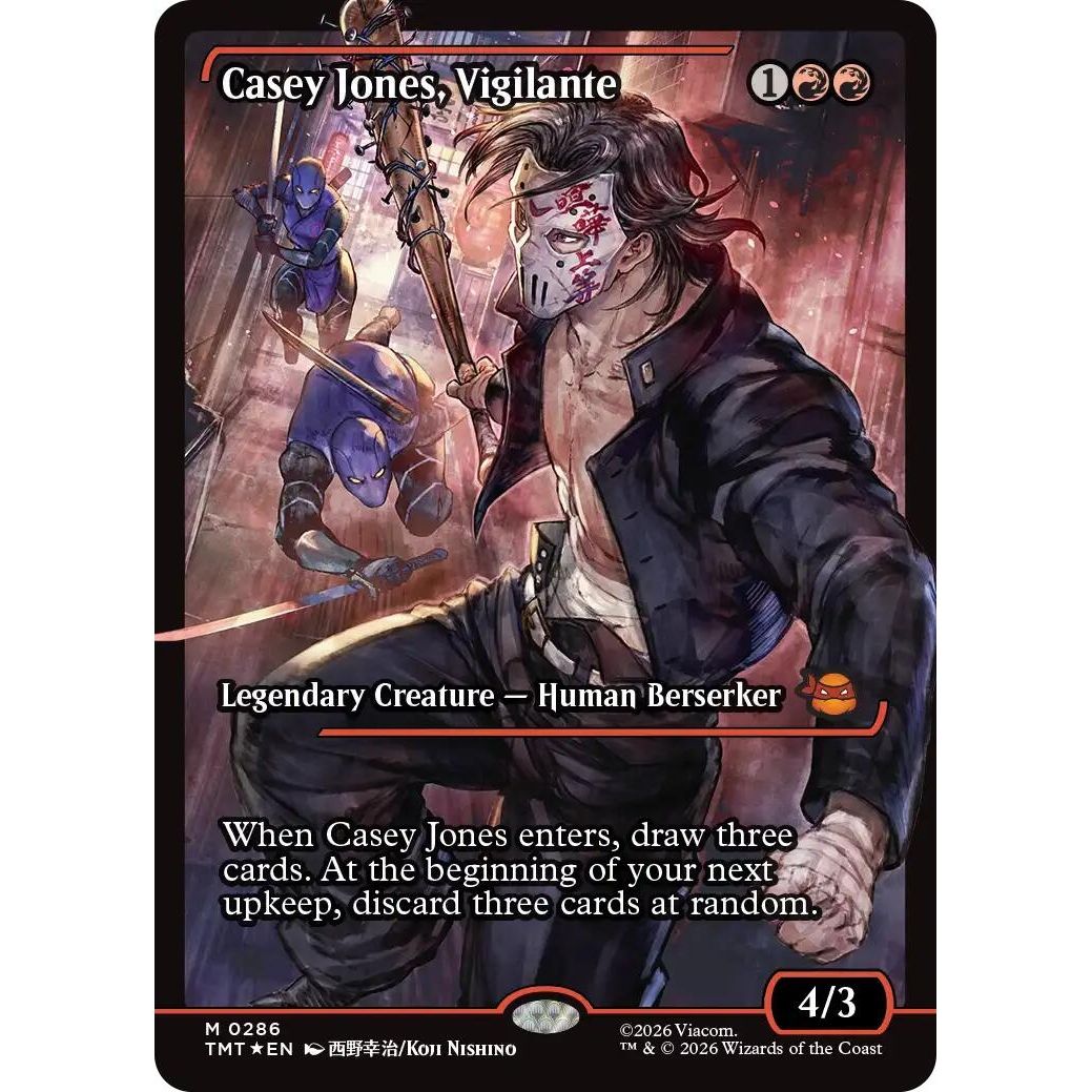 Image for Casey Jones, Vigilante (0286) (Showcase) (286) (Teenage Mutant Ninja Turtles) - Magic: The Gathering