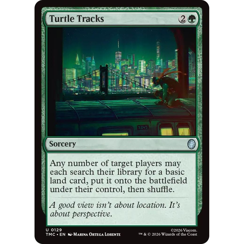 Image for Turtle Tracks (129) (Teenage Mutant Ninja Turtles) - Magic: The Gathering