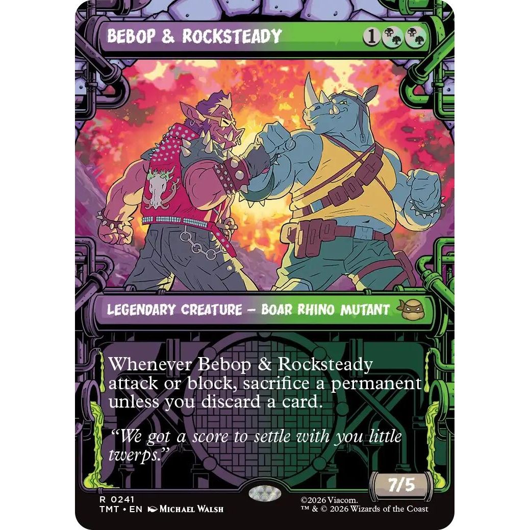 Image for Bebop & Rocksteady (Showcase) (241) (Teenage Mutant Ninja Turtles) - Magic: The Gathering
