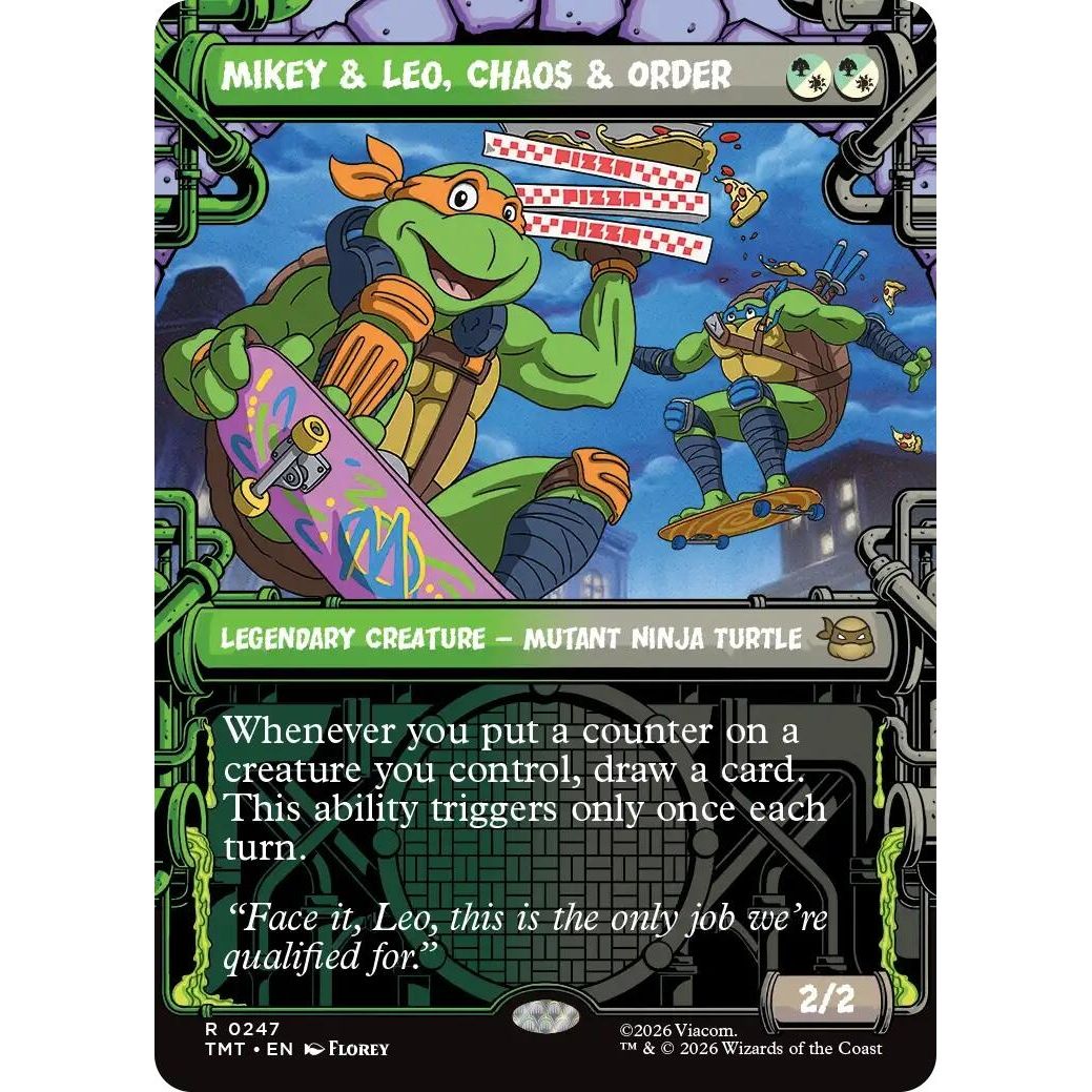 Mikey & Leo, Chaos & Order (Showcase) (247) (Teenage Mutant Ninja Turt