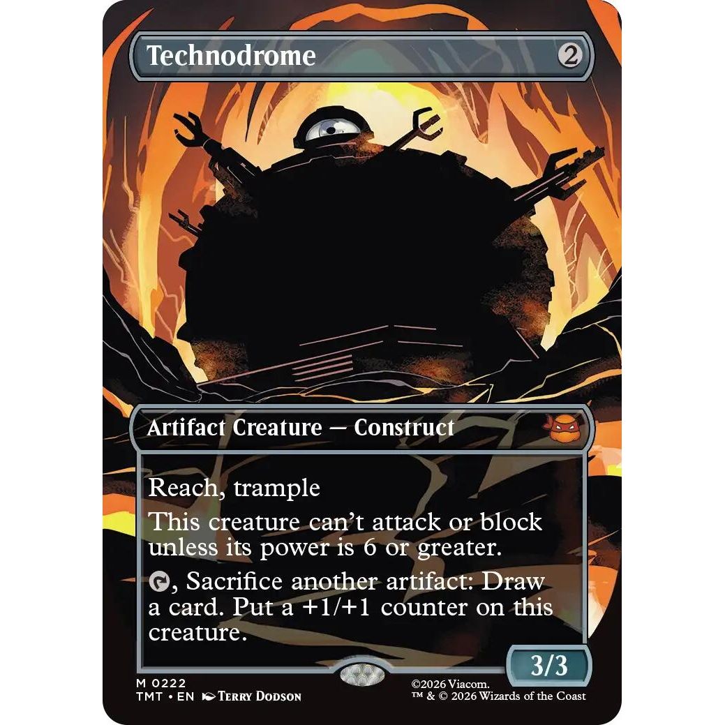 Image for Technodrome (Borderless) (222) (Teenage Mutant Ninja Turtles) - Magic: The Gathering