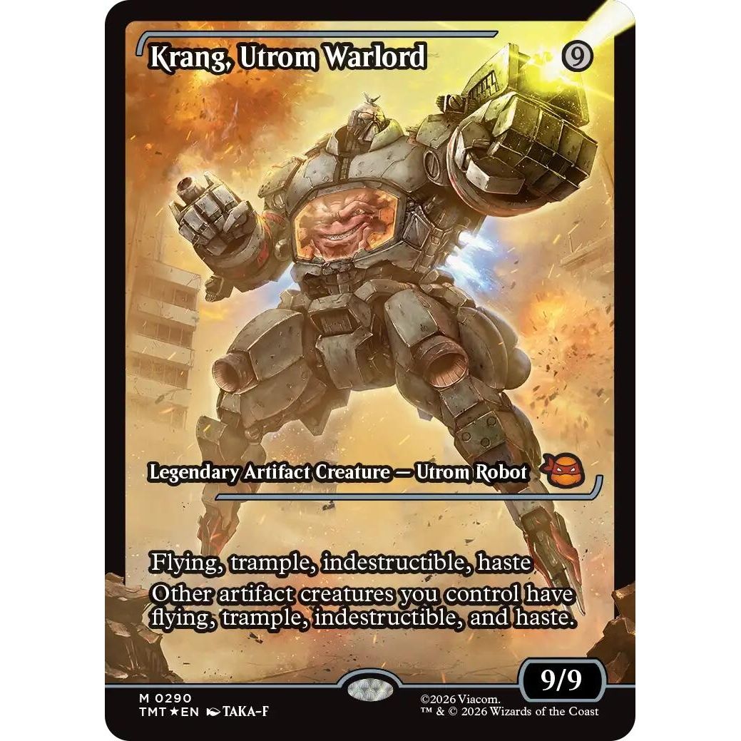 Image for Krang, Utrom Warlord (Showcase) (290) (Teenage Mutant Ninja Turtles) - Magic: The Gathering