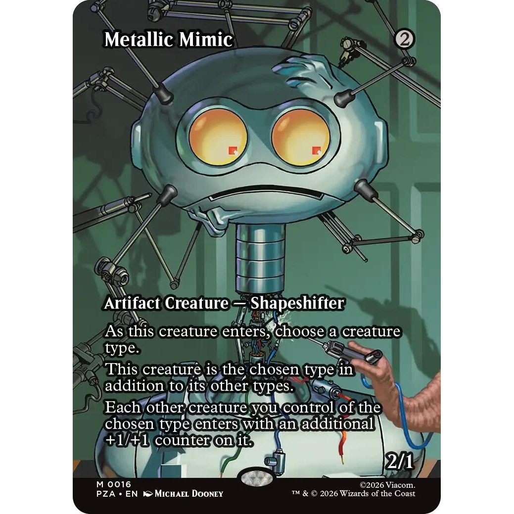 Image for Metallic Mimic (Borderless) (16) (Teenage Mutant Ninja Turtles Source Material) - Magic: The Gathering