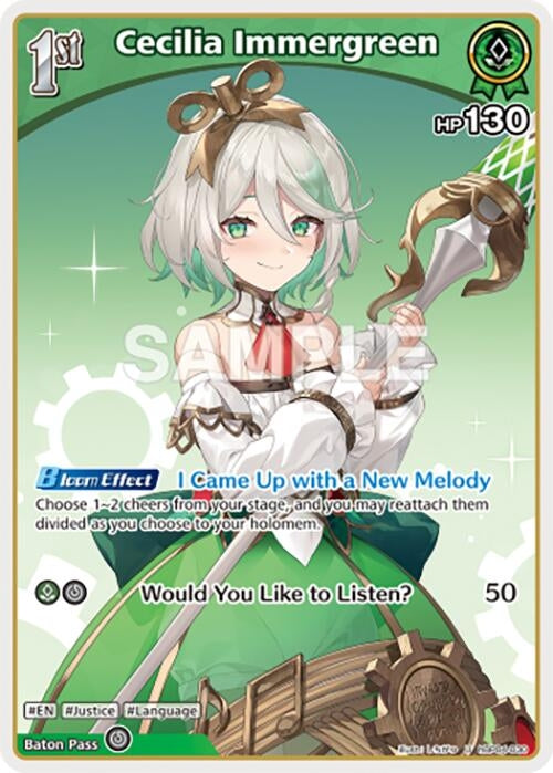 Image for Cecilia Immergreen (U) (hBP04-030) (Curious Universe) (HBP04E) - Hololive