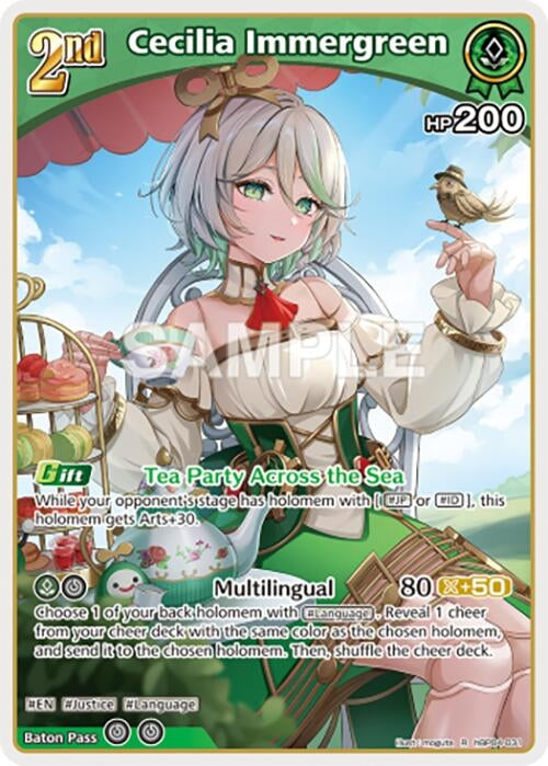 Image for Cecilia Immergreen (R) (hBP04-031) (Curious Universe) (HBP04E) - Hololive