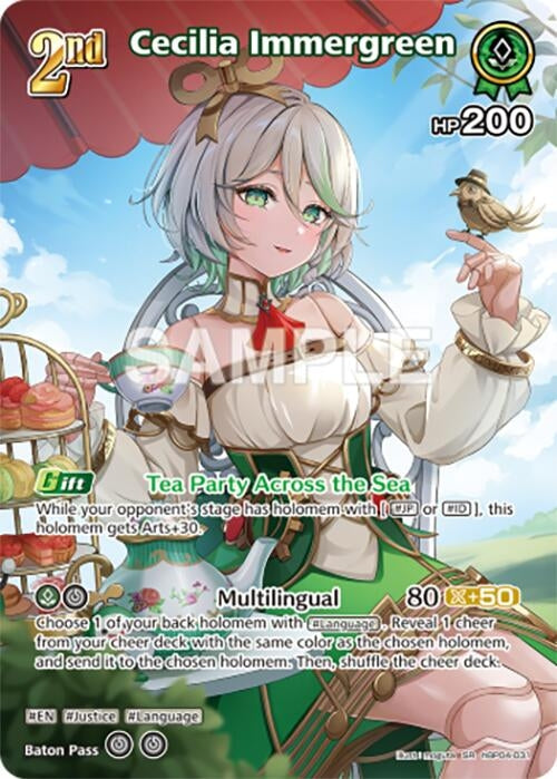 Image for Cecilia Immergreen (SR) (hBP04-031) (Curious Universe) (HBP04E) - Hololive