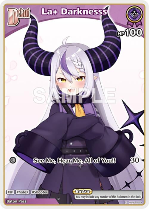 Image for La+ Darknesss (C) (hBP04-054) (hBP04-054) (Curious Universe) (HBP04E) - Hololive