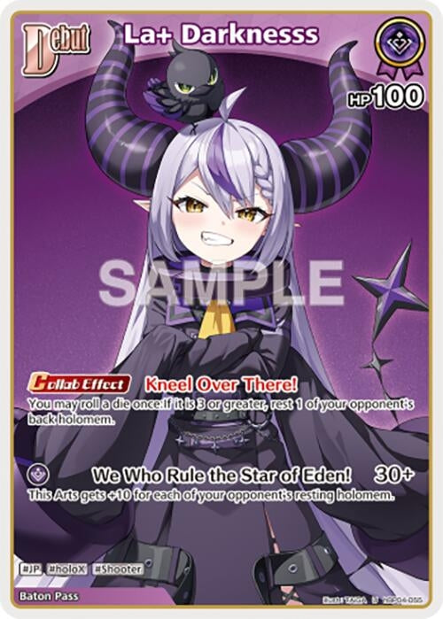Image for La+ Darknesss (U) (hBP04-055) (hBP04-055) (Curious Universe) (HBP04E) - Hololive