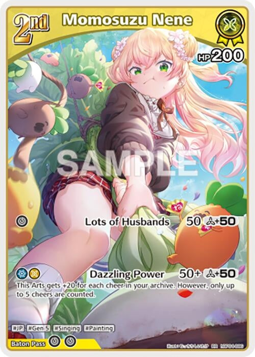 Image for Momosuzu Nene (RR) (hBP04-086) (Curious Universe) (HBP04E) - Hololive