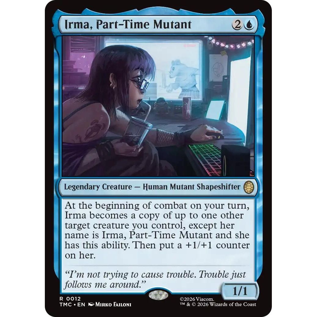 Image for Irma, Part-Time Mutant (12) (Teenage Mutant Ninja Turtles) - Magic: The Gathering