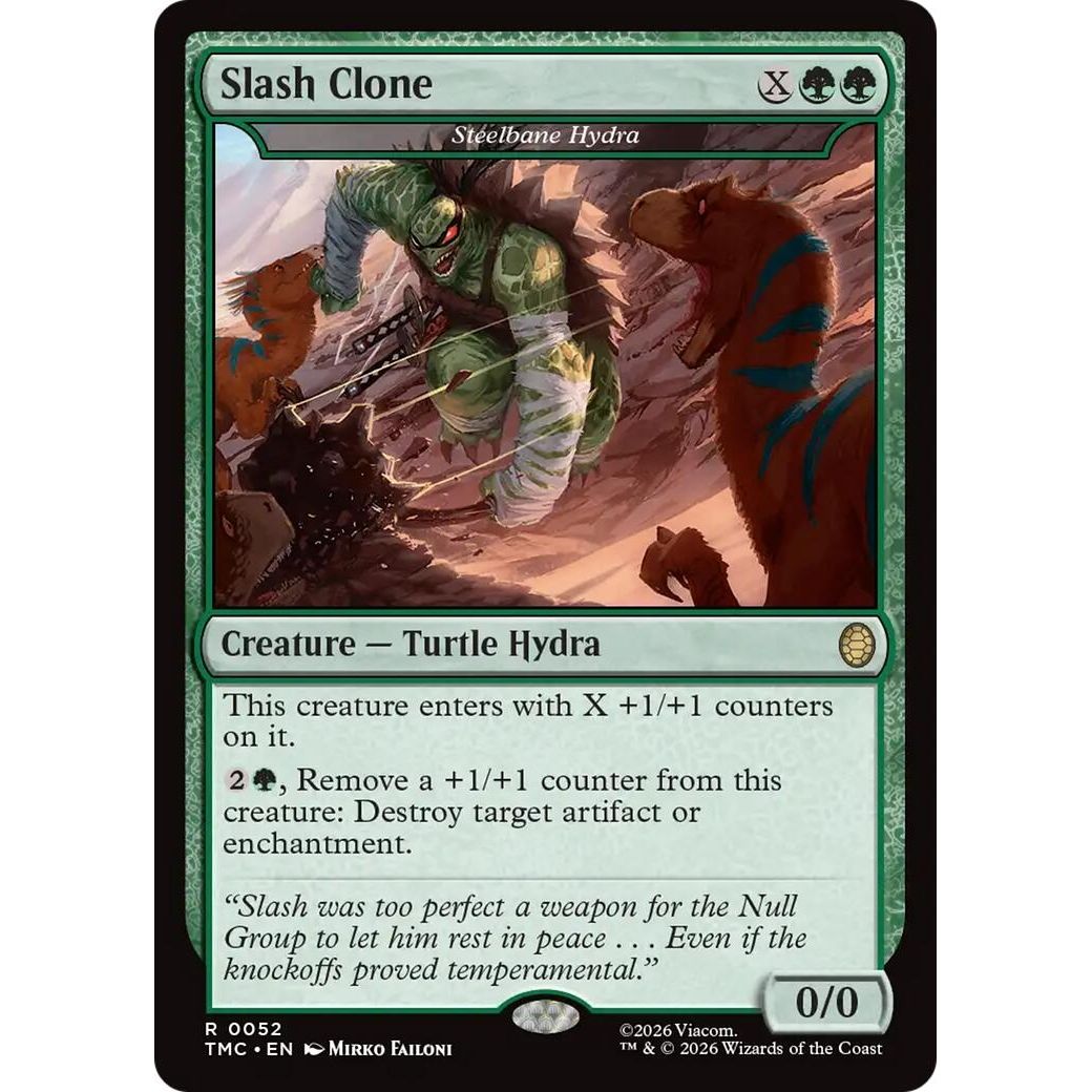 Image for Slash Clone - Steelbane Hydra (52) (Teenage Mutant Ninja Turtles) - Magic: The Gathering