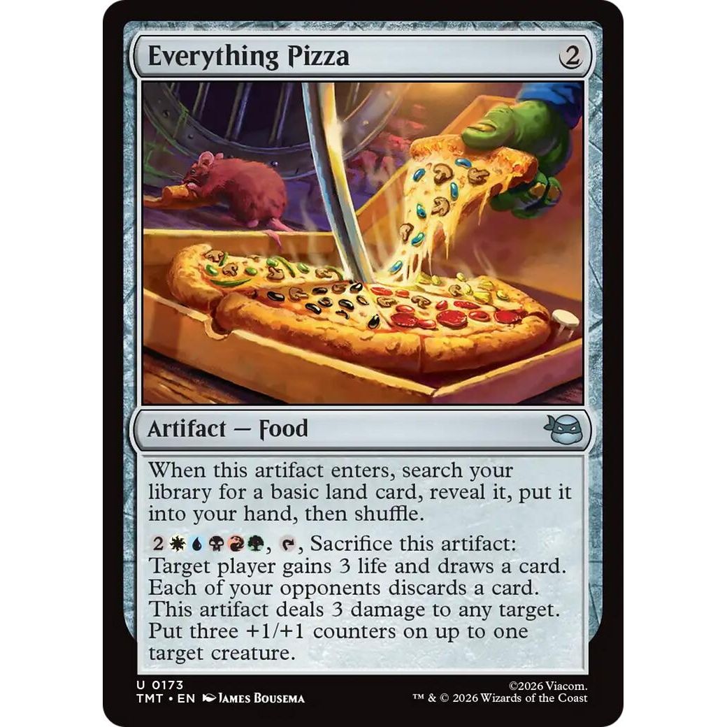Image for Everything Pizza (173) (Teenage Mutant Ninja Turtles) - Magic: The Gathering