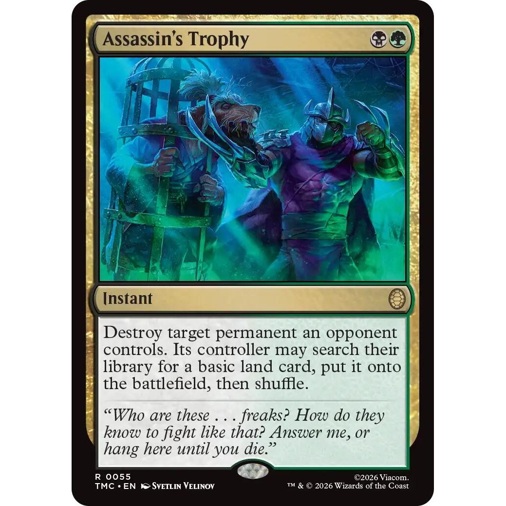 Image for Assassin's Trophy (55) (Teenage Mutant Ninja Turtles) - Magic: The Gathering