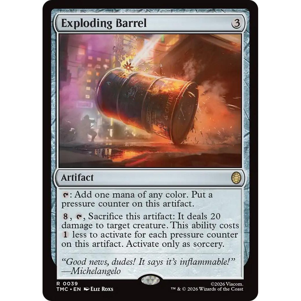 Image for Exploding Barrel (39) (Teenage Mutant Ninja Turtles) - Magic: The Gathering