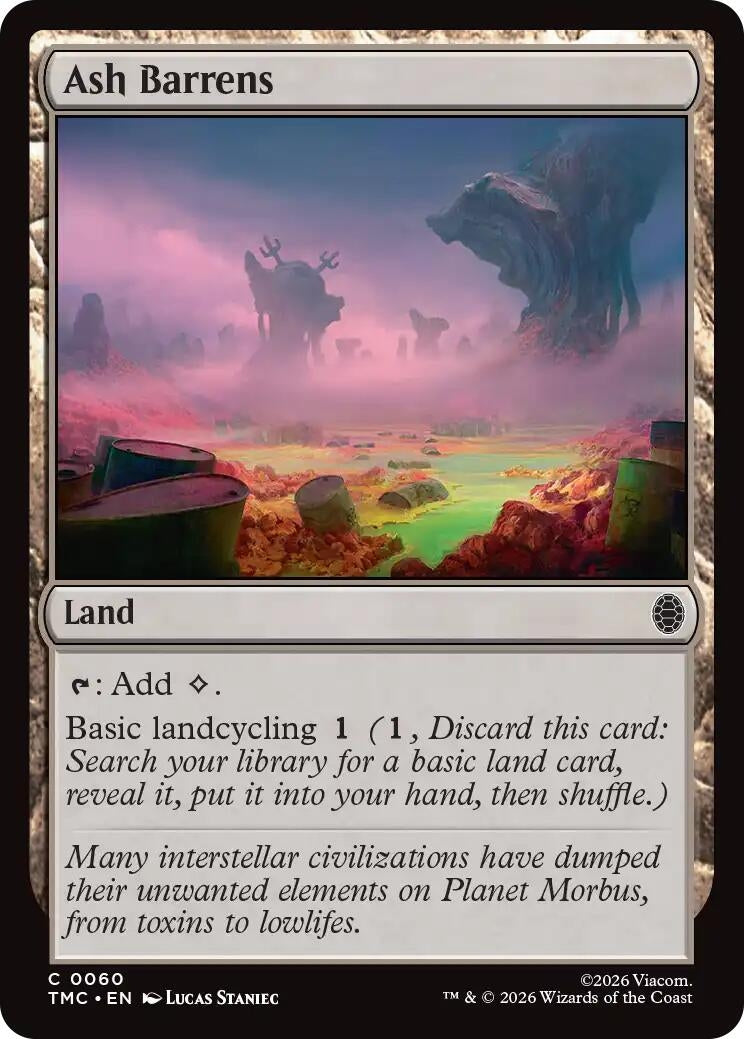 Image for Ash Barrens (60) (Teenage Mutant Ninja Turtles) - Magic: The Gathering
