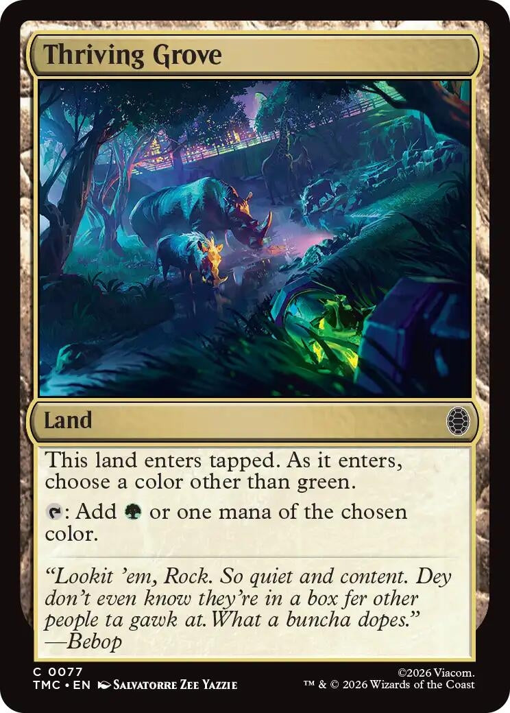 Image for Thriving Grove (77) (Teenage Mutant Ninja Turtles) - Magic: The Gathering