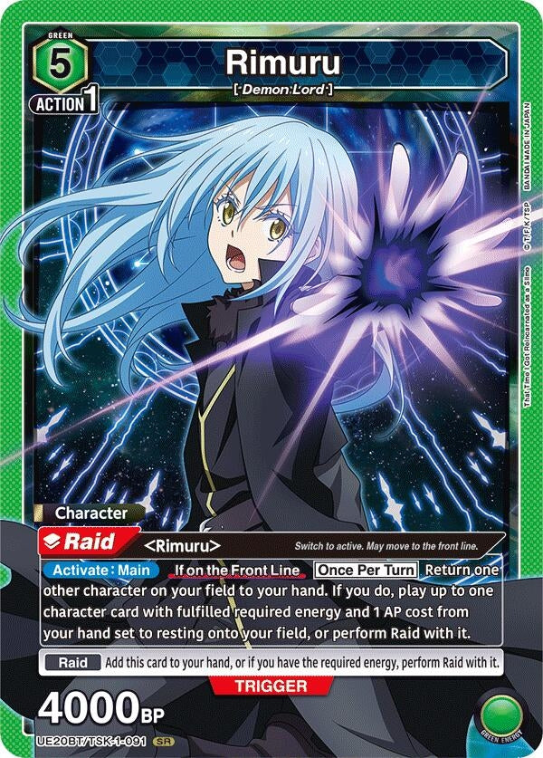 Image for Rimuru (091) (UE20BT/TSK-1-091) (UE20BT: That Time I Got Reincarnated as a Slime) (UE20BT) - Union Arena