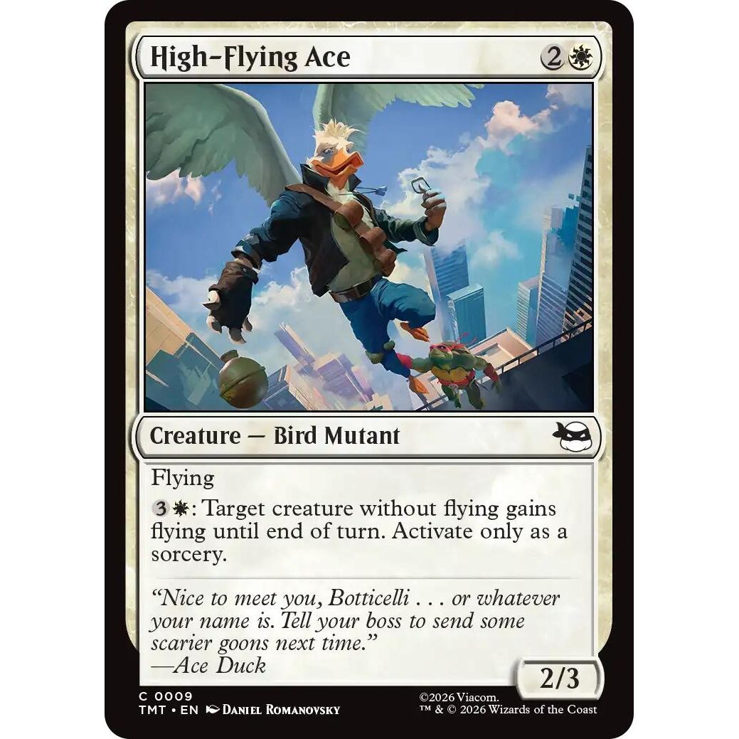 Image for High-Flying Ace (9) (Teenage Mutant Ninja Turtles) - Magic: The Gathering