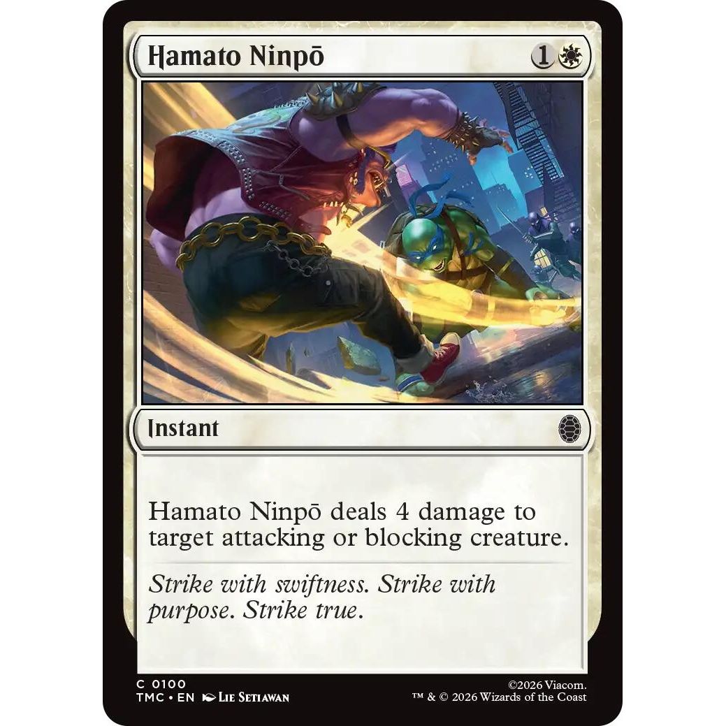 Image for Hamato Ninpo (100) (Teenage Mutant Ninja Turtles) - Magic: The Gathering