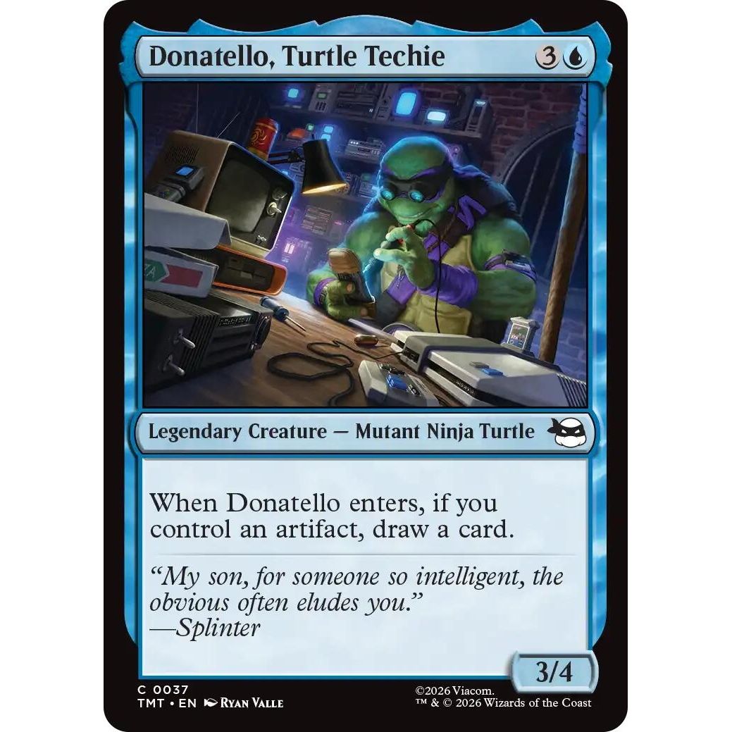 Image for Donatello, Turtle Techie (37) (Teenage Mutant Ninja Turtles) - Magic: The Gathering