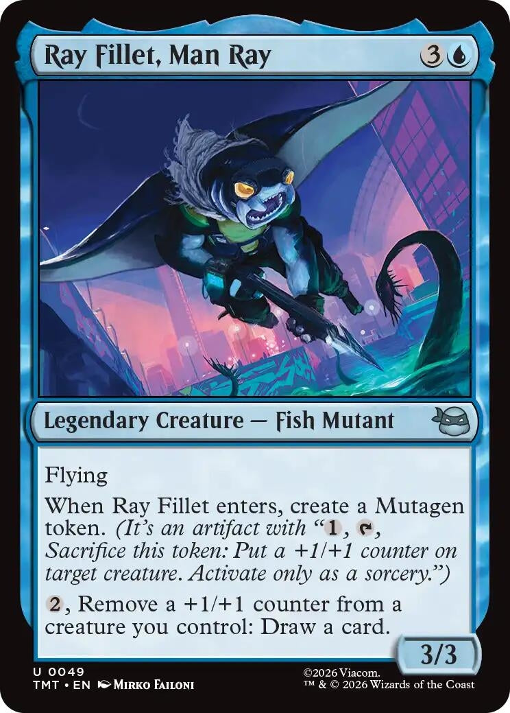 Image for Ray Fillet, Man Ray (49) (Teenage Mutant Ninja Turtles) - Magic: The Gathering