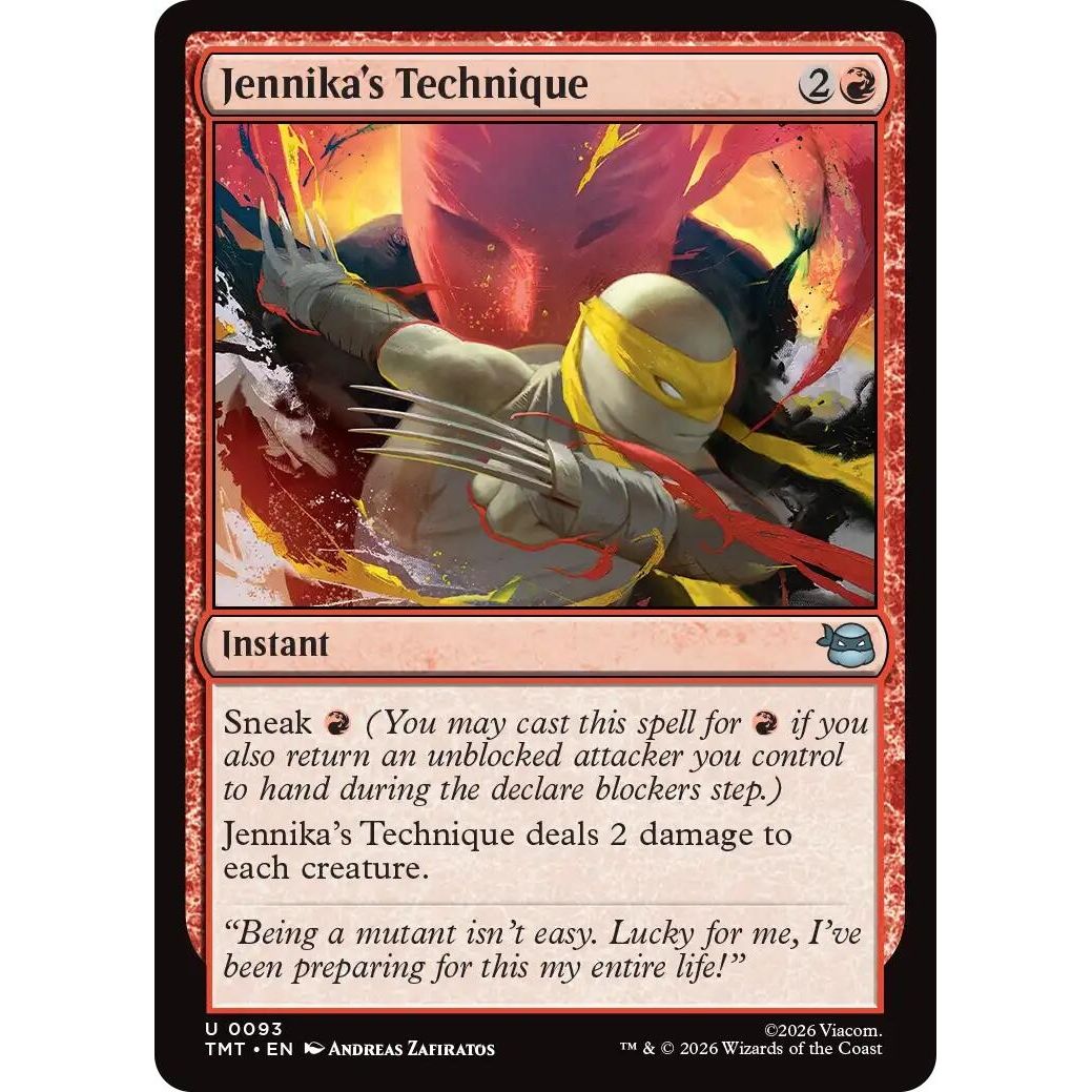 Image for Jennika's Technique (93) (Teenage Mutant Ninja Turtles) - Magic: The Gathering