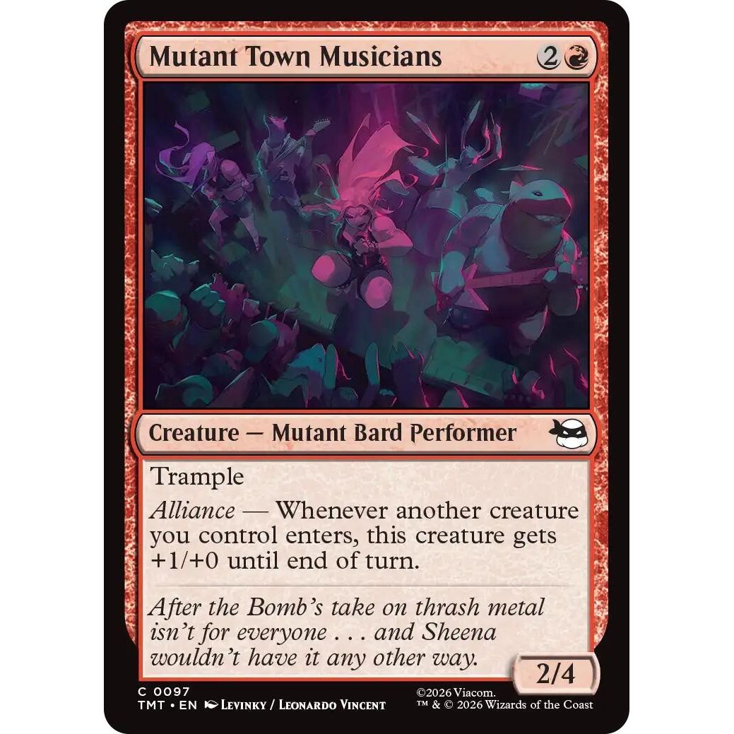 Image for Mutant Town Musicians (97) (Teenage Mutant Ninja Turtles) - Magic: The Gathering