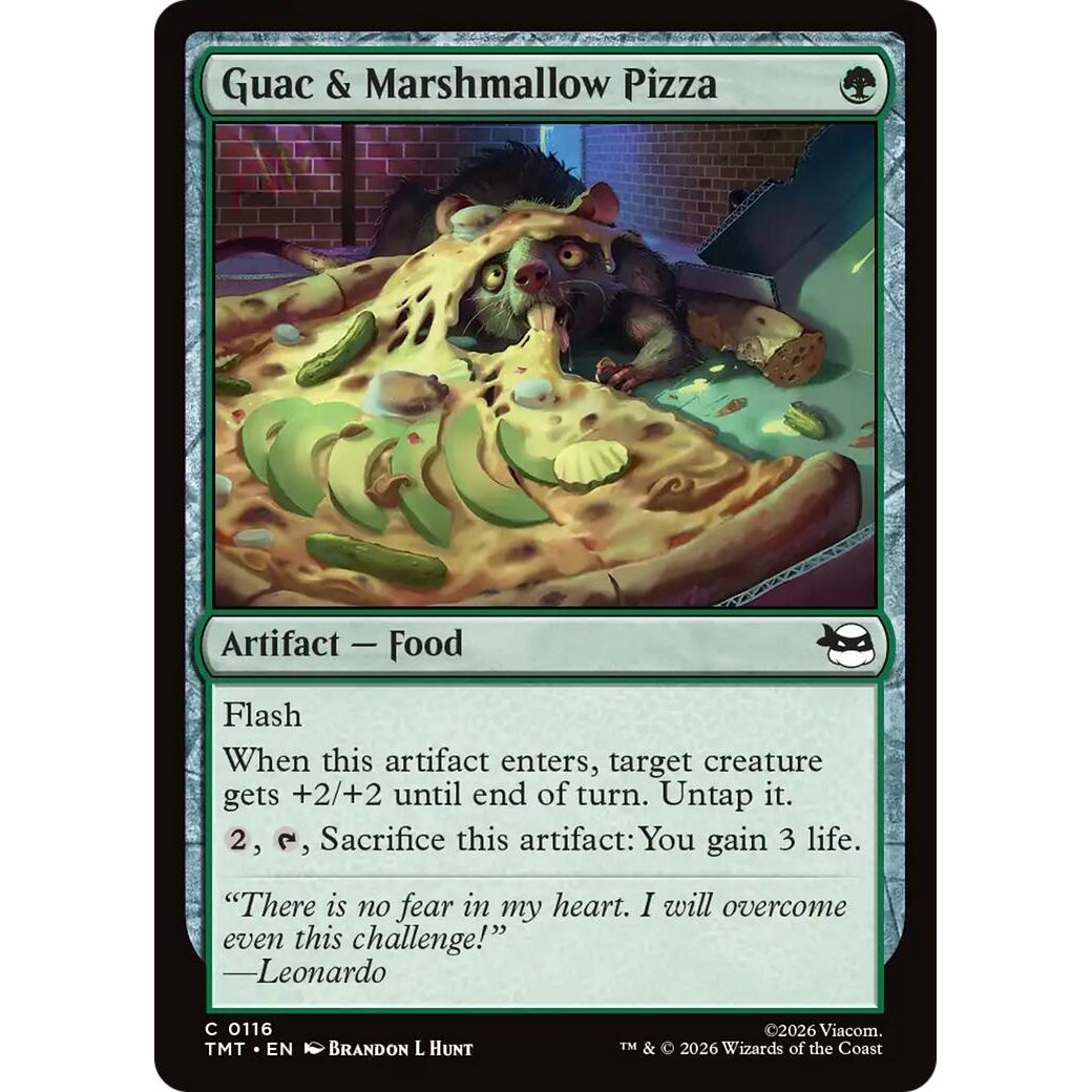 Image for Guac & Marshmallow Pizza (116) (Teenage Mutant Ninja Turtles) - Magic: The Gathering