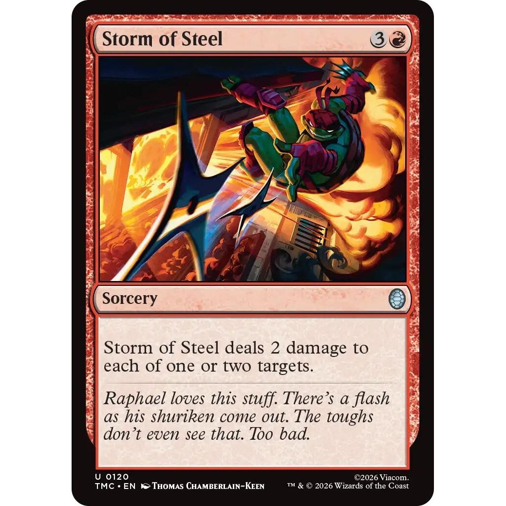 Image for Storm of Steel (120) (Teenage Mutant Ninja Turtles) - Magic: The Gathering