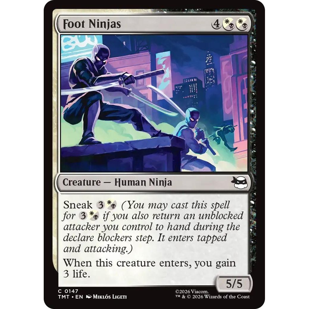 Image for Foot Ninjas (147) (Teenage Mutant Ninja Turtles) - Magic: The Gathering