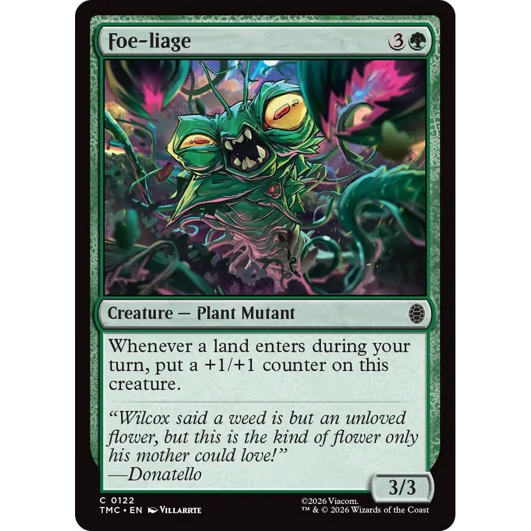 Image for Foe-liage (122) (Teenage Mutant Ninja Turtles) - Magic: The Gathering