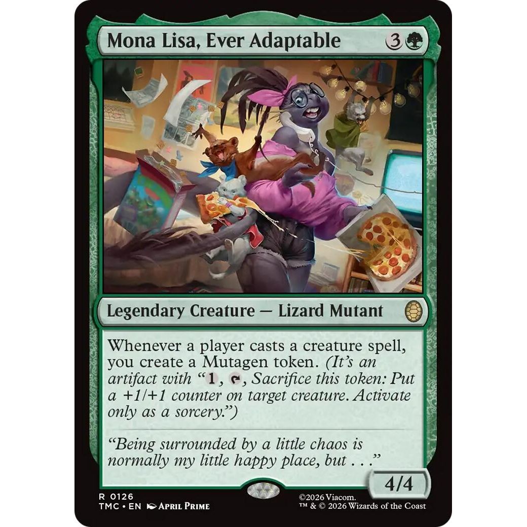 Image for Mona Lisa, Ever Adaptable (126) (Teenage Mutant Ninja Turtles) - Magic: The Gathering