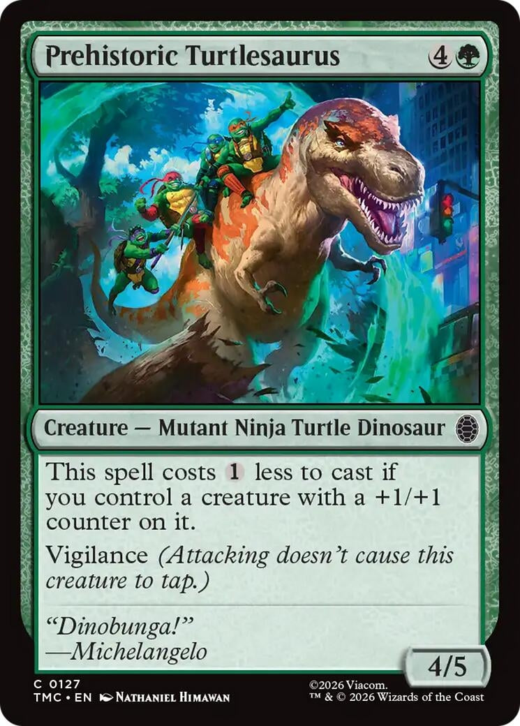 Image for Prehistoric Turtlesaurus (127) (Teenage Mutant Ninja Turtles) - Magic: The Gathering