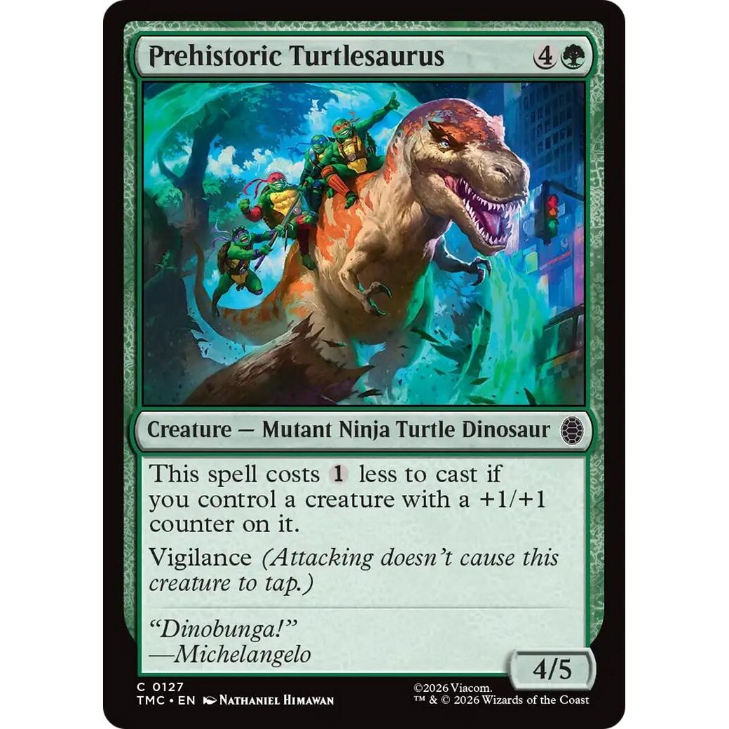 Image for Prehistoric Turtlesaurus (127) (Teenage Mutant Ninja Turtles) - Magic: The Gathering