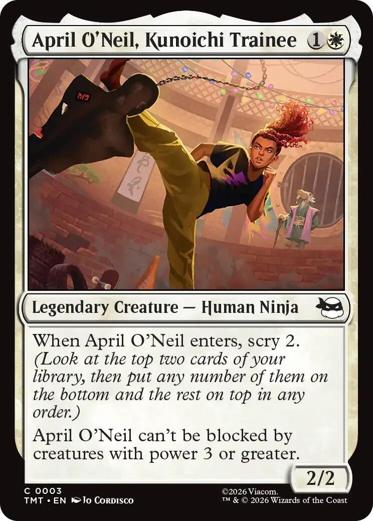 Image for April O'Neil, Kunoichi Trainee (3) (Teenage Mutant Ninja Turtles) - Magic: The Gathering