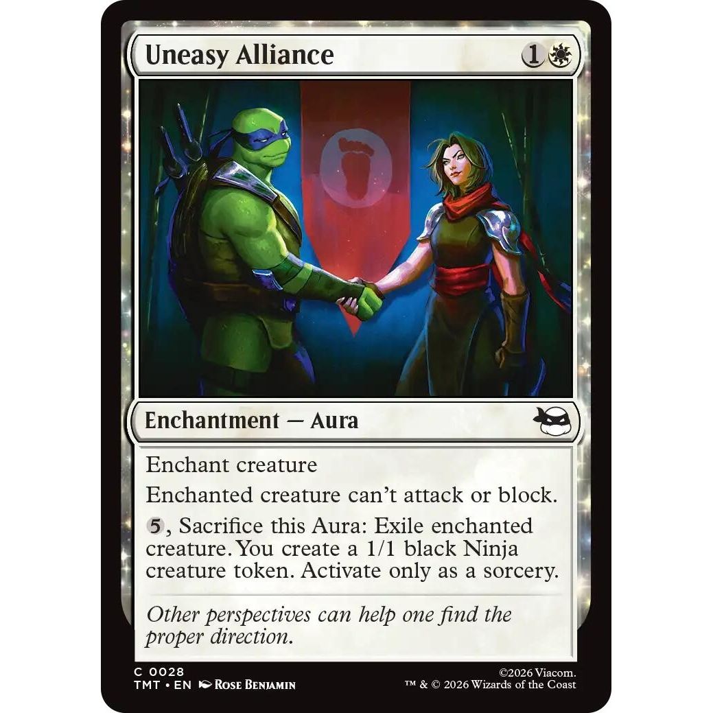 Image for Uneasy Alliance (28) (Teenage Mutant Ninja Turtles) - Magic: The Gathering