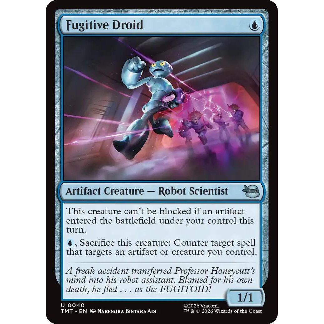 Image for Fugitive Droid (40) (Teenage Mutant Ninja Turtles) - Magic: The Gathering