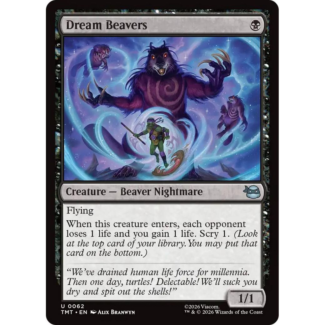 Image for Dream Beavers (62) (Teenage Mutant Ninja Turtles) - Magic: The Gathering
