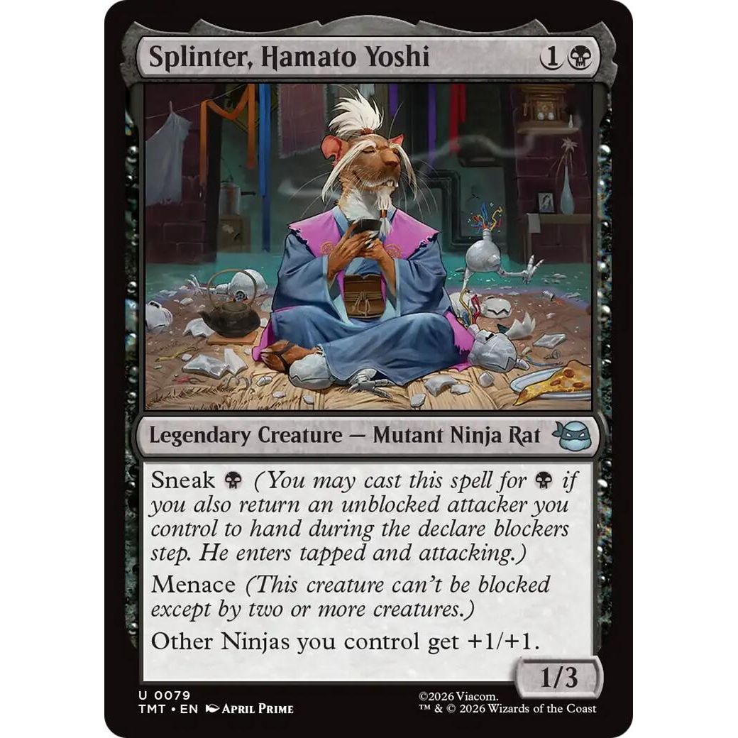 Image for Splinter, Hamato Yoshi (79) (Teenage Mutant Ninja Turtles) - Magic: The Gathering