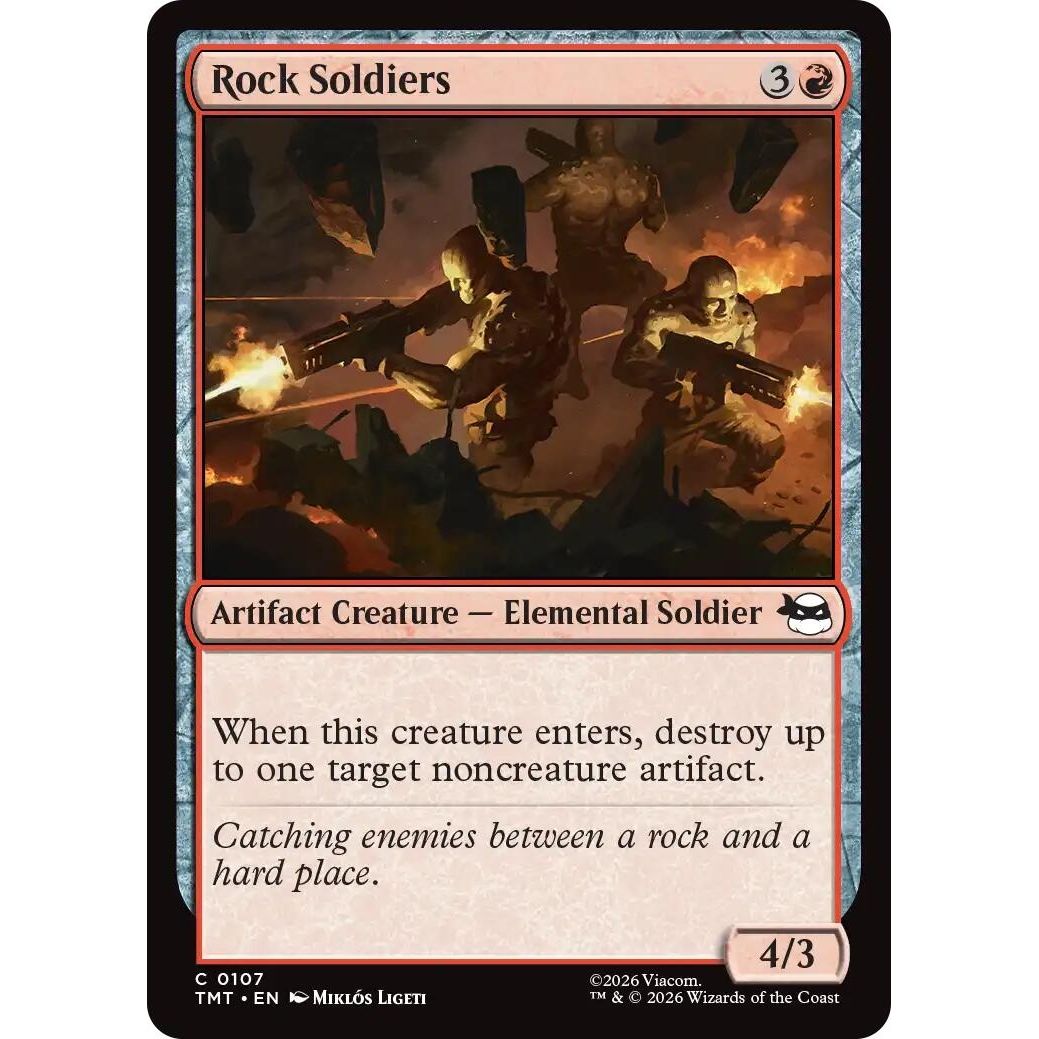 Image for Rock Soldiers (107) (Teenage Mutant Ninja Turtles) - Magic: The Gathering