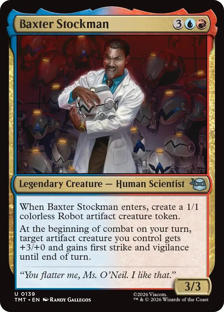 Image for Baxter Stockman (139) (Teenage Mutant Ninja Turtles) - Magic: The Gathering