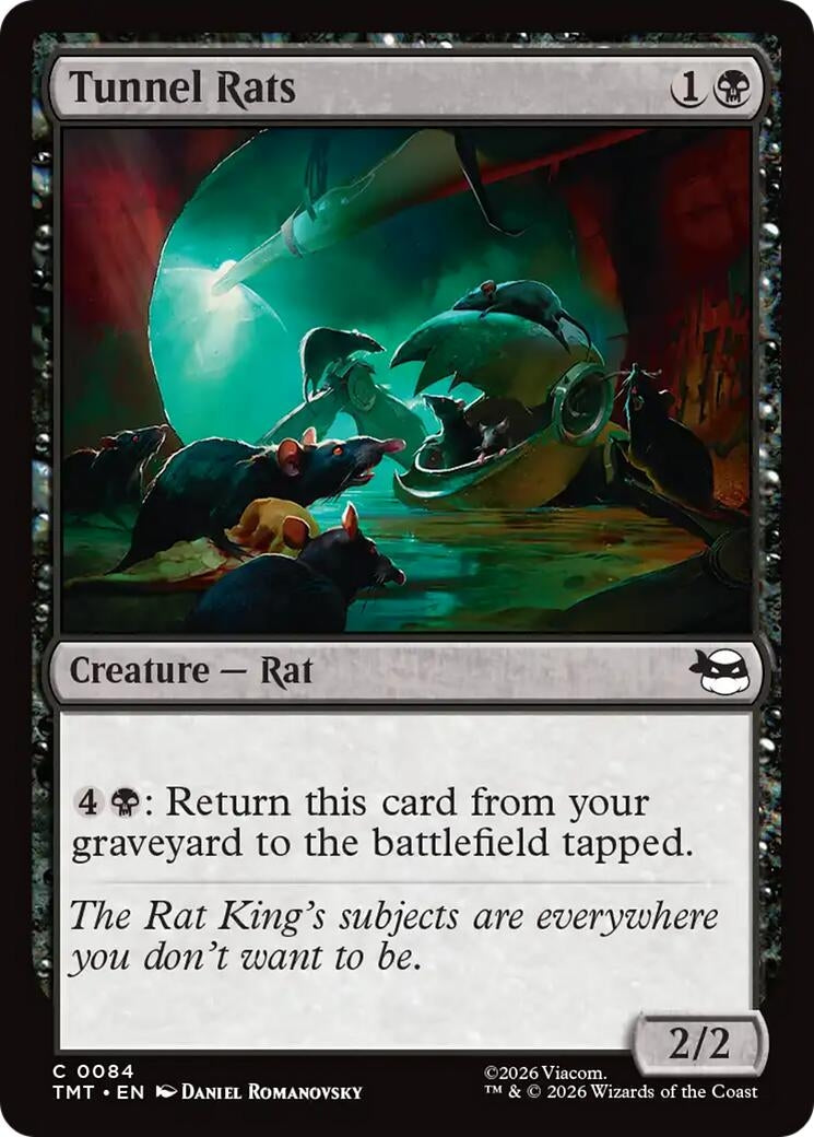 Image for Tunnel Rats (84) (Teenage Mutant Ninja Turtles) - Magic: The Gathering
