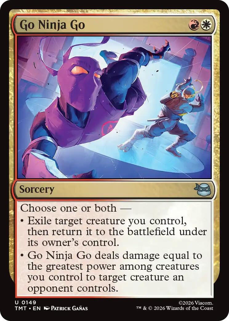 Image for Go Ninja Go (149) (Teenage Mutant Ninja Turtles) - Magic: The Gathering