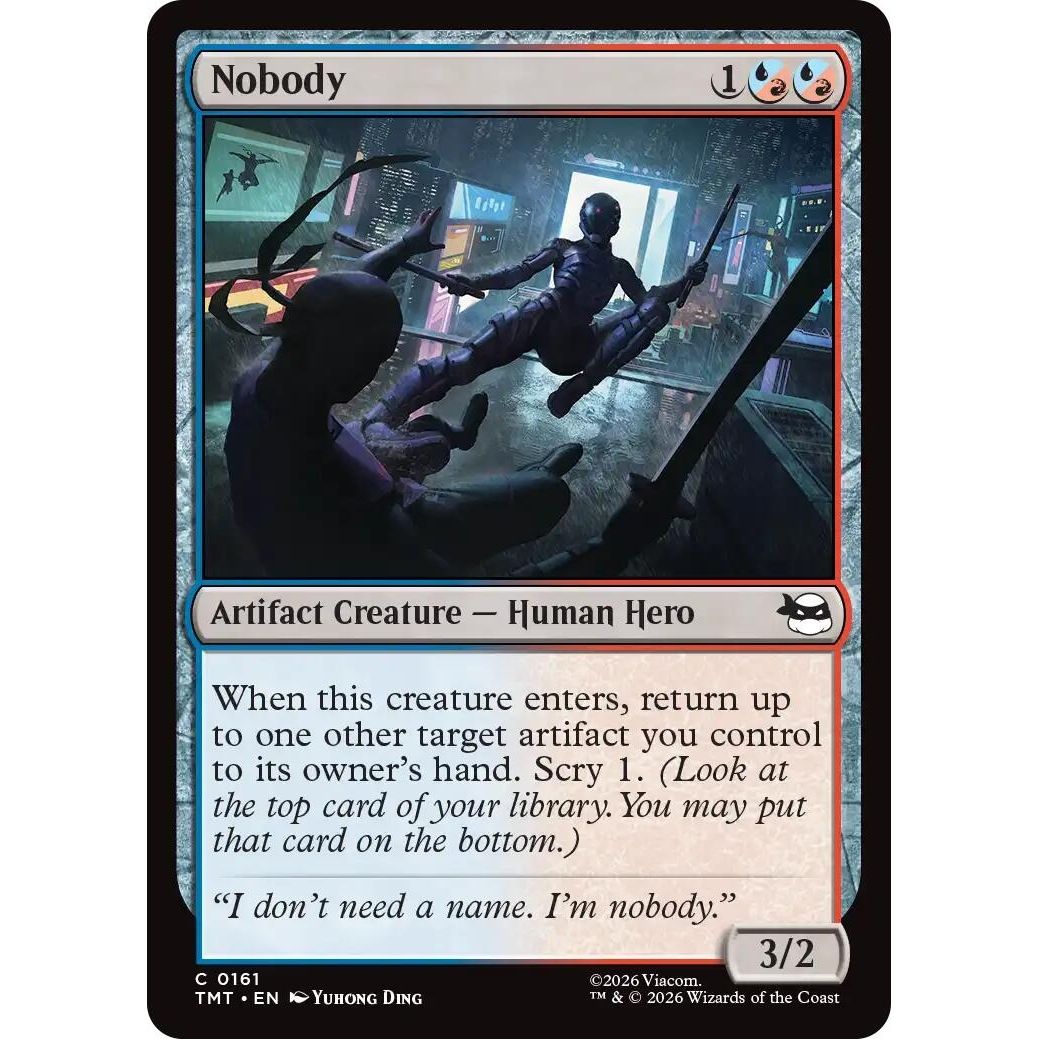 Image for Nobody (161) (Teenage Mutant Ninja Turtles) - Magic: The Gathering