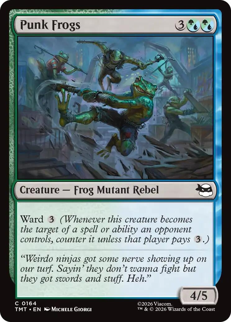 Image for Punk Frogs (164) (Teenage Mutant Ninja Turtles) - Magic: The Gathering