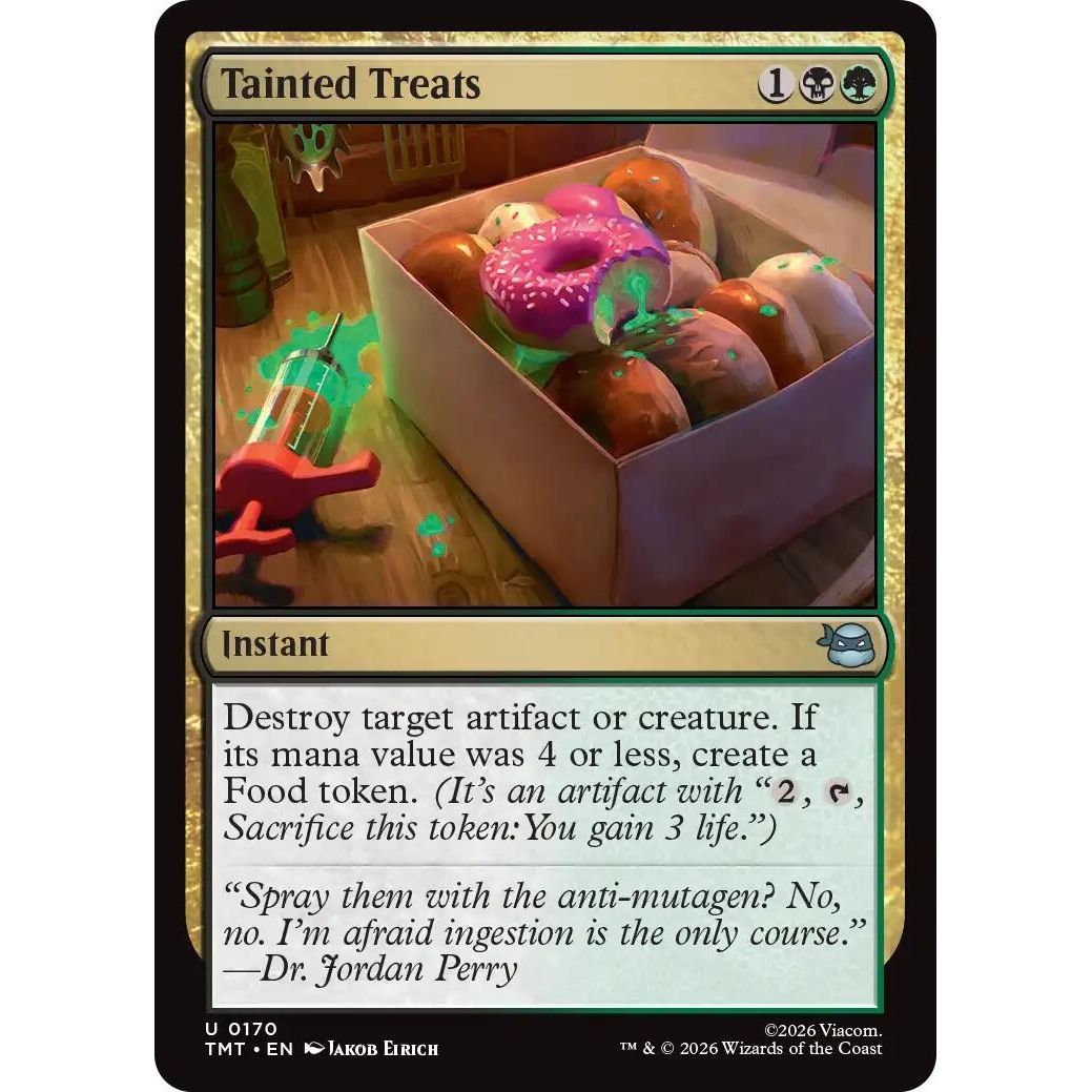 Image for Tainted Treats (170) (Teenage Mutant Ninja Turtles) - Magic: The Gathering