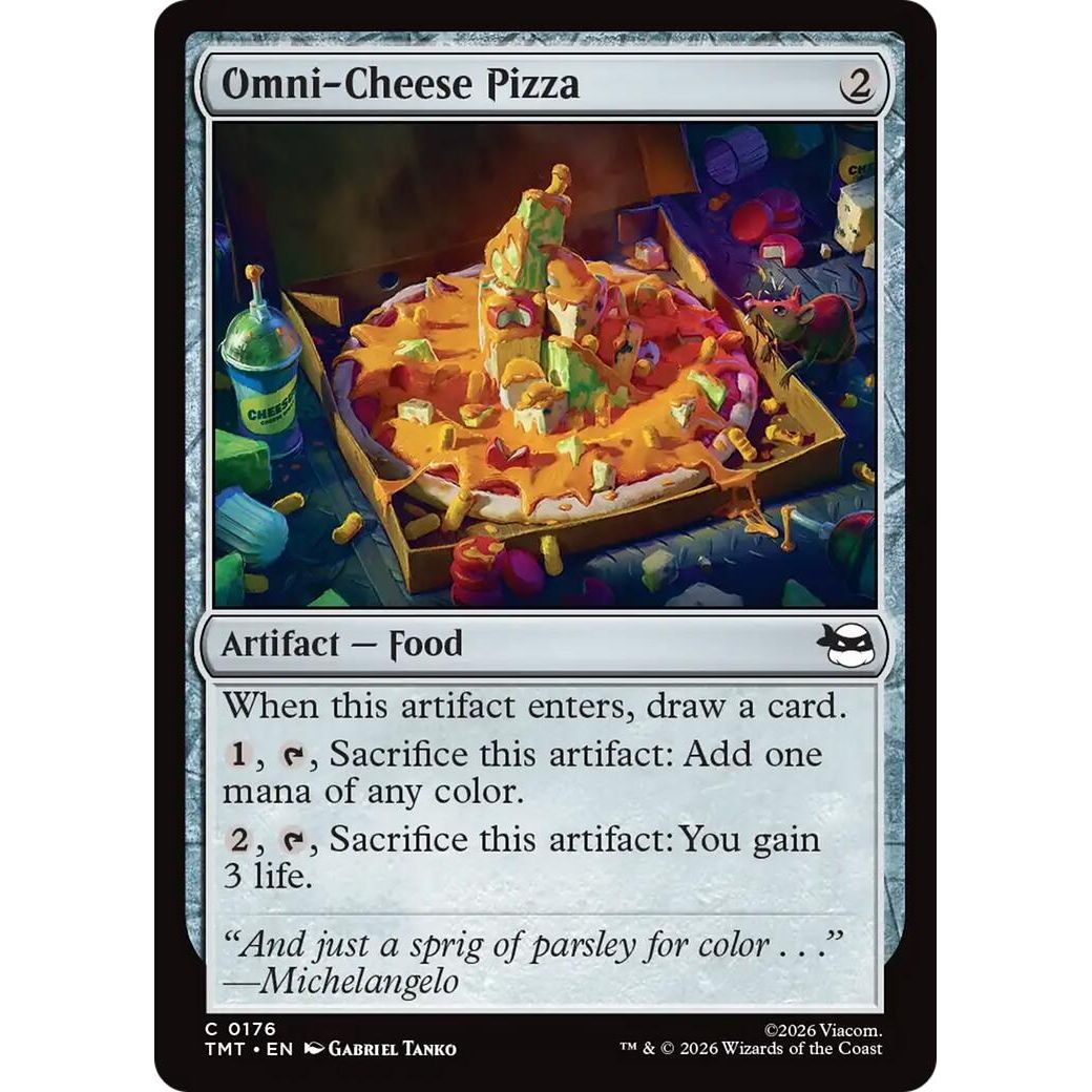 Image for Omni-Cheese Pizza (176) (Teenage Mutant Ninja Turtles) - Magic: The Gathering