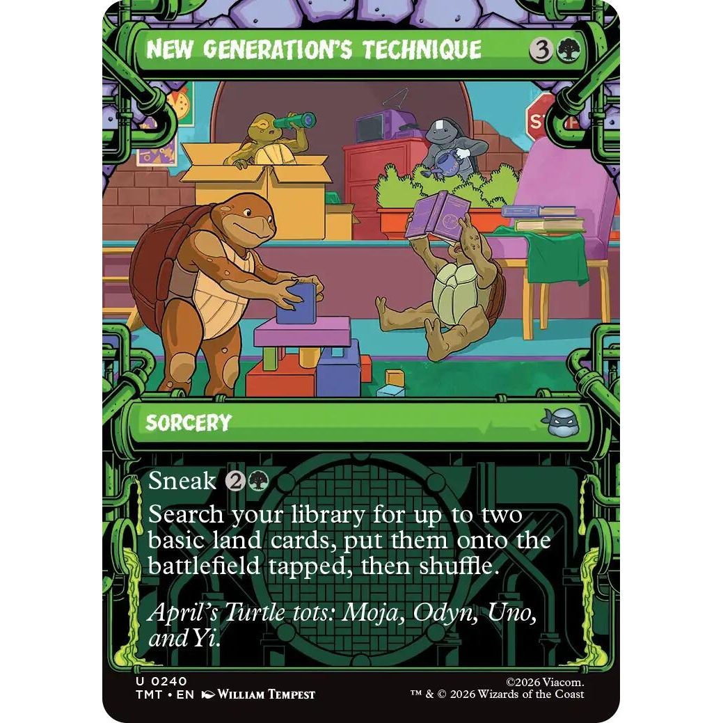 Image for New Generation's Technique (Showcase) (240) (Teenage Mutant Ninja Turtles) - Magic: The Gathering