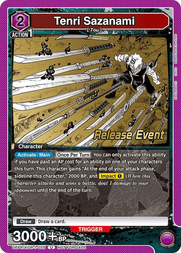 Image for Tenri Sazanami (UEPR/KGR-1-025) (UE16BT: KAGURABACHI Release Event Cards) (UE16BT_RE) - Union Arena