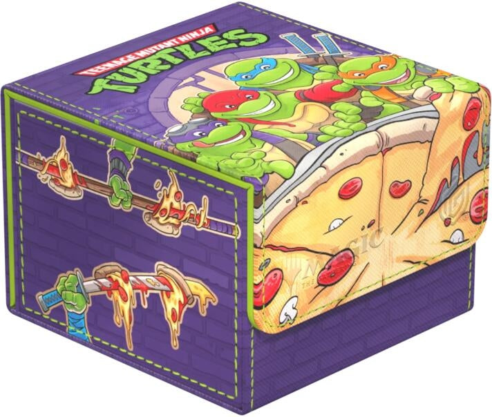 Image for Magic: The Gathering Teenage Mutant Ninja Turtles Sidewinder 133+ Xenoskin Deck Box - Pizza Box - Deck Boxes